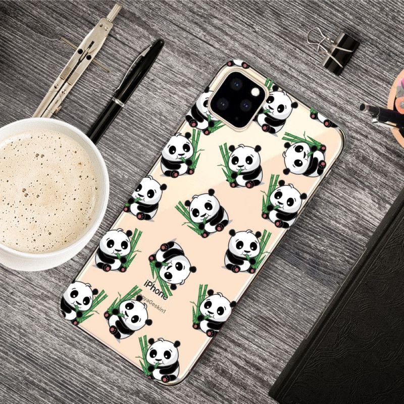 Hülle iPhone 11 Pro Kleine Pandas