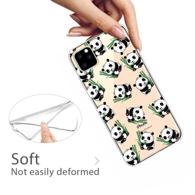 Hülle iPhone 11 Pro Kleine Pandas