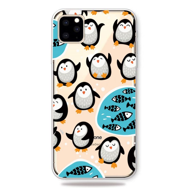 Hülle iPhone 11 Pro Pinguine Und Fische