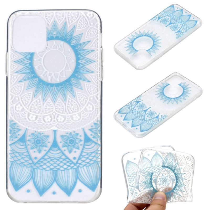 Hülle iPhone 11 Pro Pink Handyhülle Transparentes Buntes Mandala