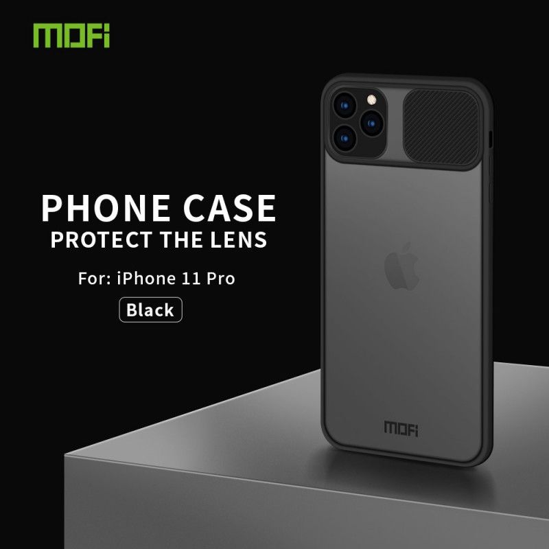 Hülle iPhone 11 Pro Schwarz Abdeckung Des Mofi-Fotomoduls