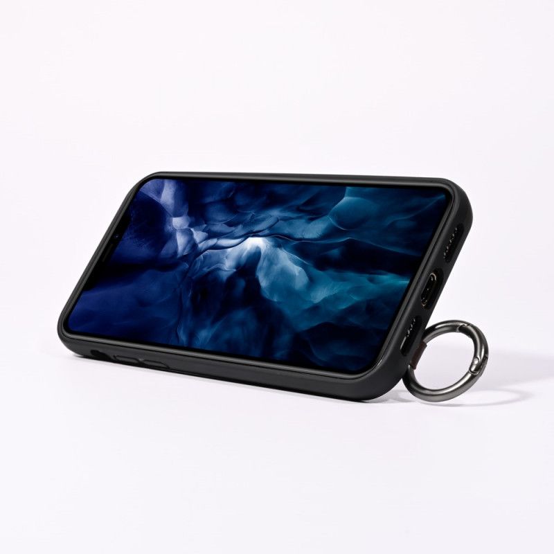 Hülle iPhone 11 Pro Schwarz Echtlederarmband