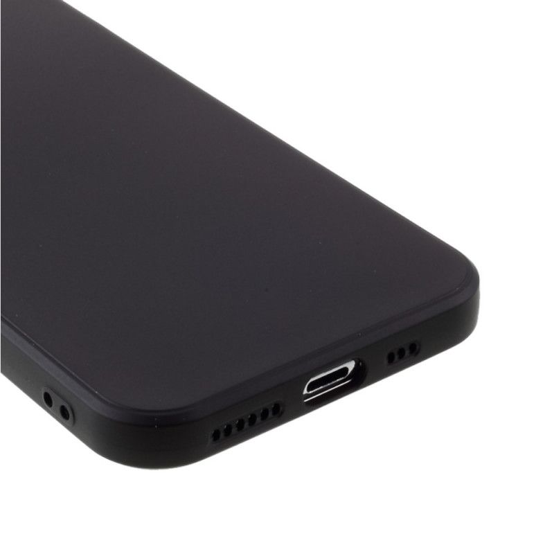 Hülle iPhone 11 Pro Schwarz Flexible Silikonfarbene Knöpfe