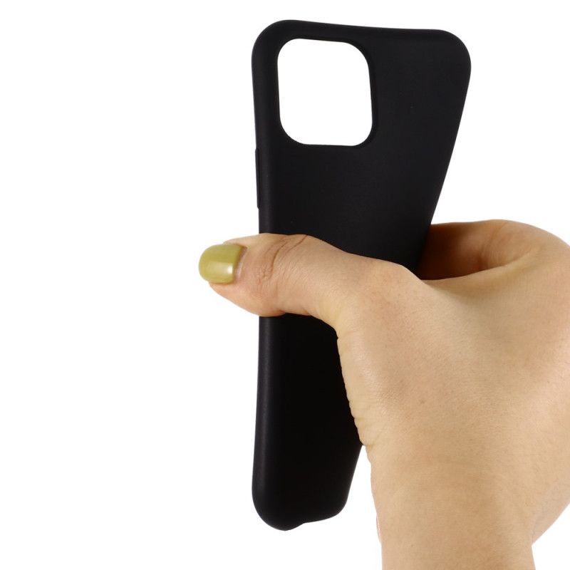 Hülle iPhone 11 Pro Schwarz Handyhülle Flüssiges Silikon