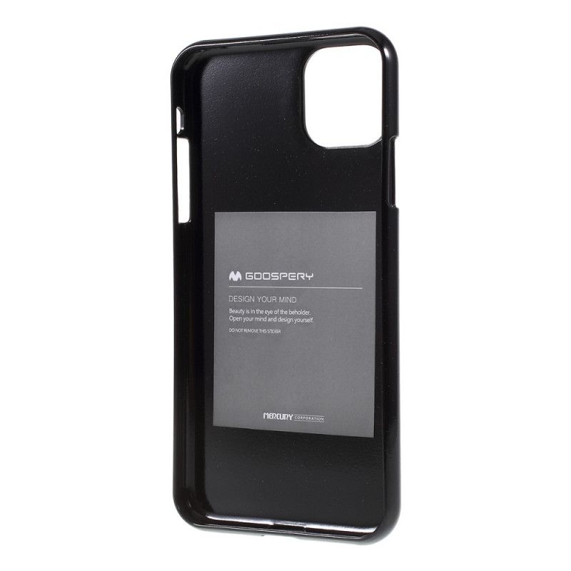 Hülle iPhone 11 Pro Schwarz Handyhülle Gänsehaut-Glitzer-Stil