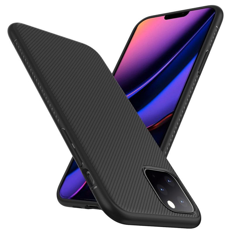 Hülle iPhone 11 Pro Schwarz Jazzserien-Twill