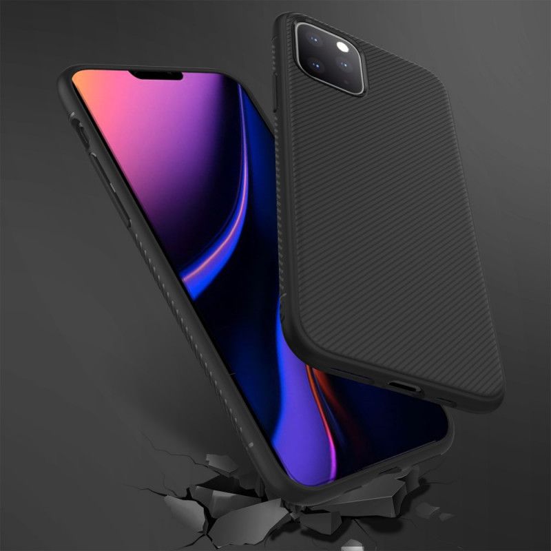 Hülle iPhone 11 Pro Schwarz Jazzserien-Twill