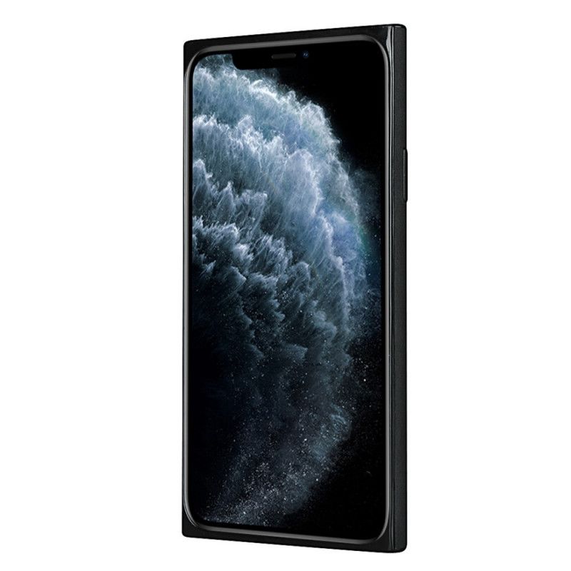 Hülle iPhone 11 Pro Schwarz Kartenhalter Und Gurt