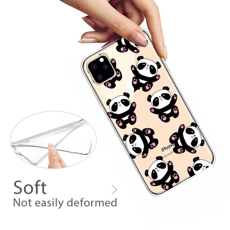 Hülle iPhone 11 Pro Top-Spaß-Pandas