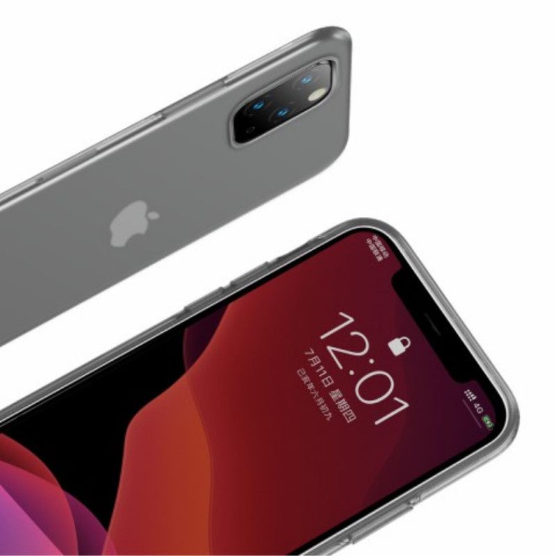 Hülle iPhone 11 Pro Weiß Flüssiges Baseus-Silikon