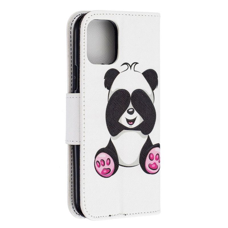 Lederhüllen iPhone 11 Pro Lustiger Panda
