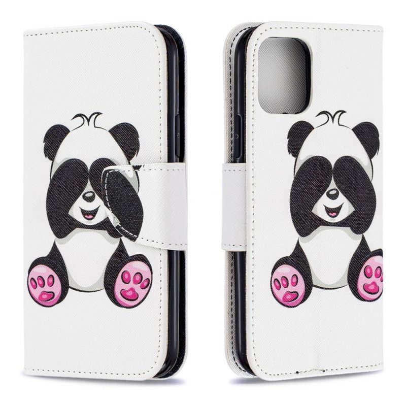 Lederhüllen iPhone 11 Pro Lustiger Panda