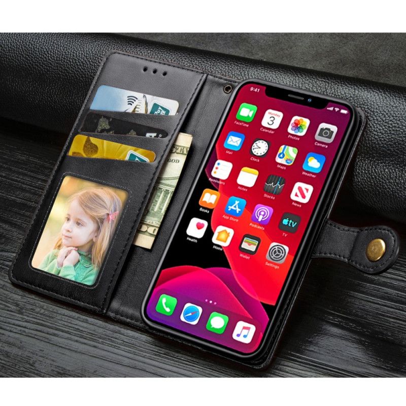 Lederhüllen iPhone 11 Pro Schwarz Premium-Design