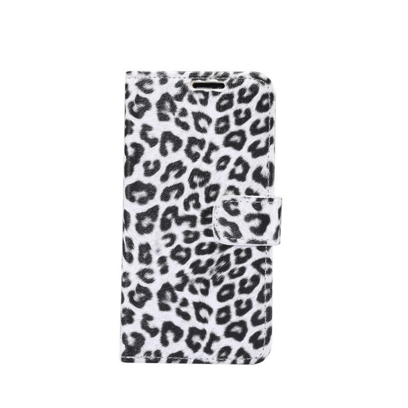 Lederhüllen iPhone 11 Pro Weiß Leopard