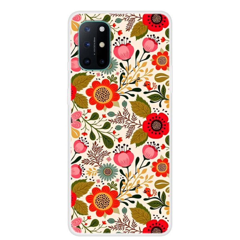 Hülle Für OnePlus 8T Blumentapete