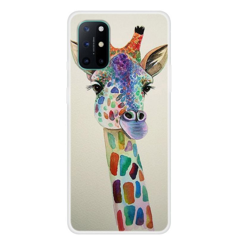 Hülle OnePlus 8T Bunte Giraffe