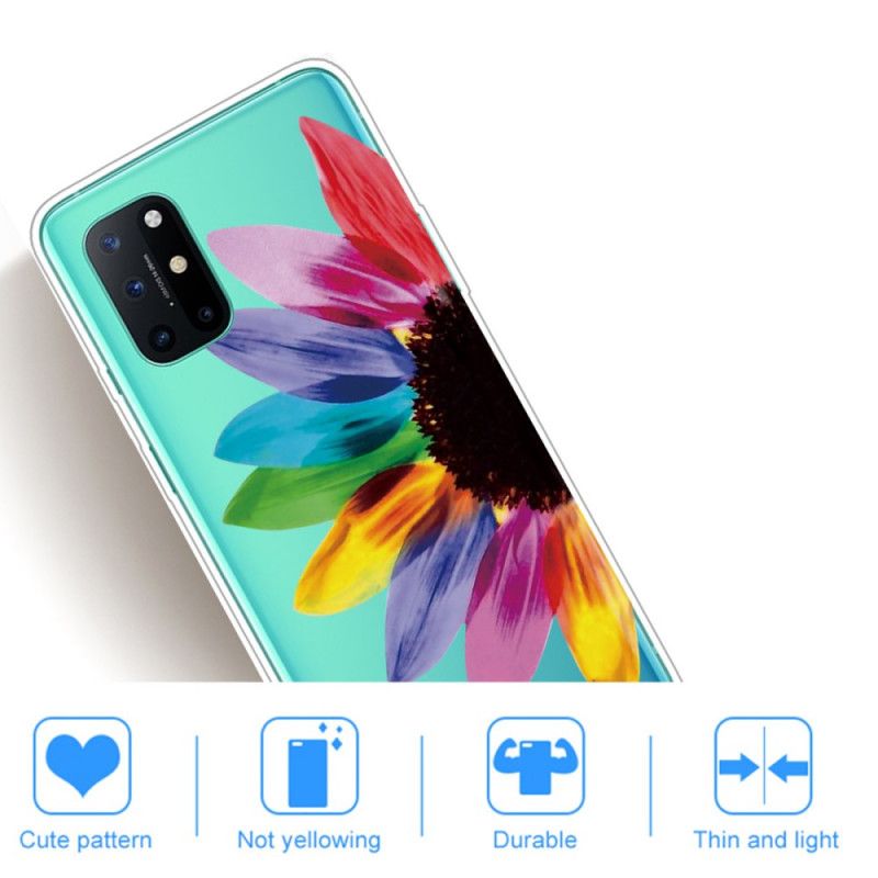 Hülle OnePlus 8T Handyhülle Farbige Blume