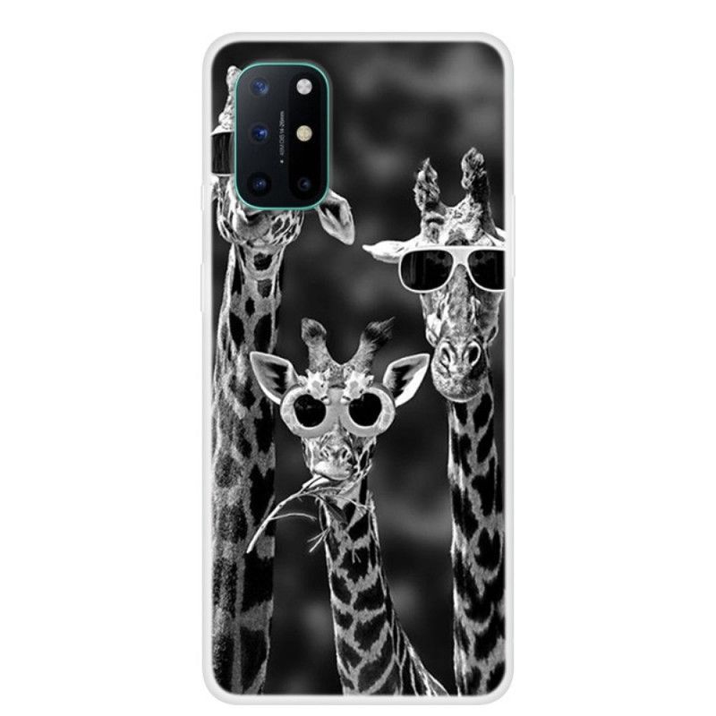 Hülle OnePlus 8T Handyhülle Giraffen Mit Brille