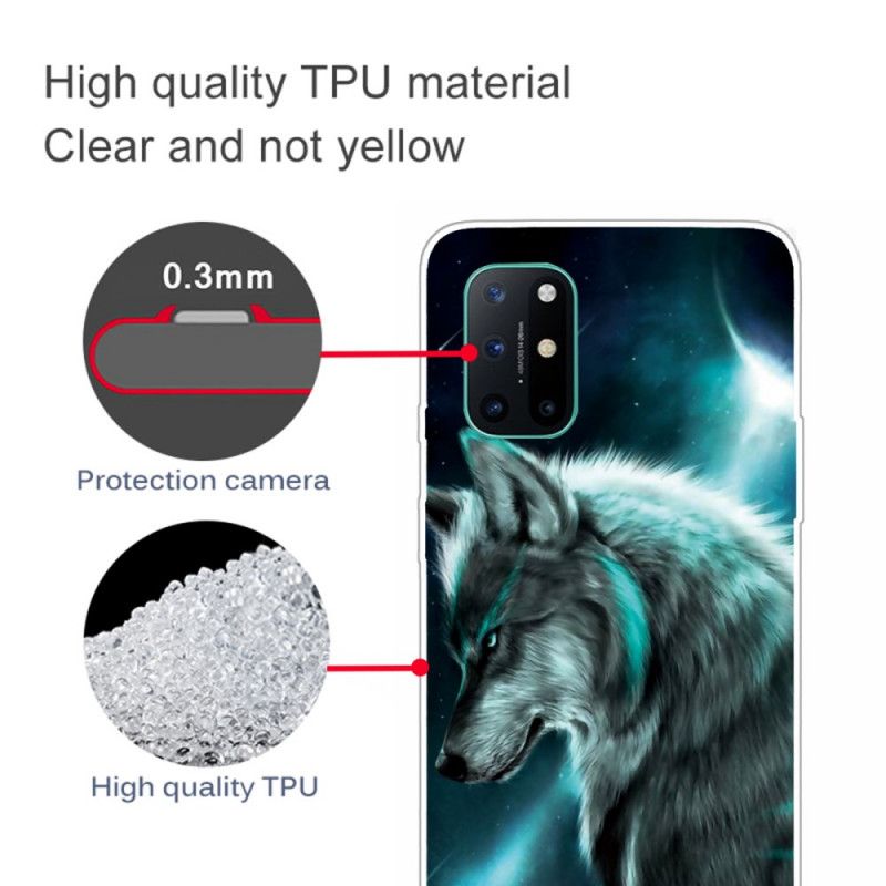 Hülle OnePlus 8T Handyhülle Königlicher Wolf