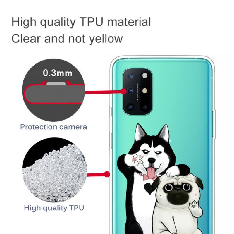 Hülle OnePlus 8T Handyhülle Lustige Hunde