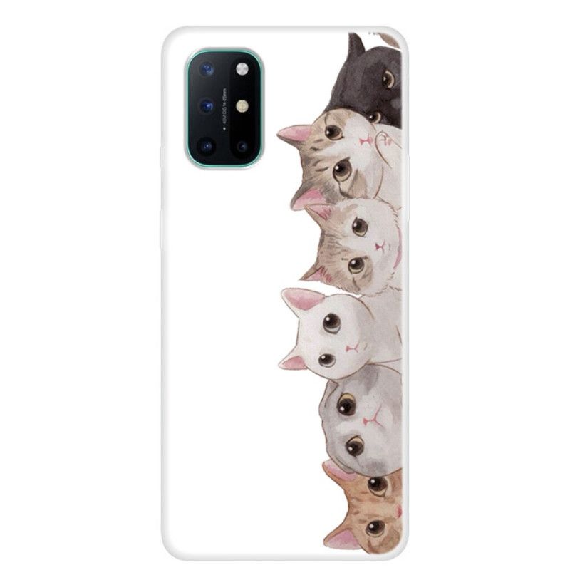 Hülle OnePlus 8T Katzen Zuhören