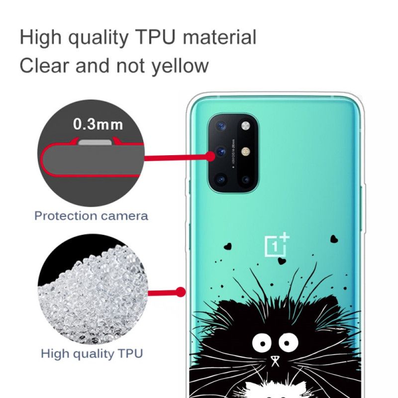 Hülle OnePlus 8T Schau Dir Die Verrückten Katzen An