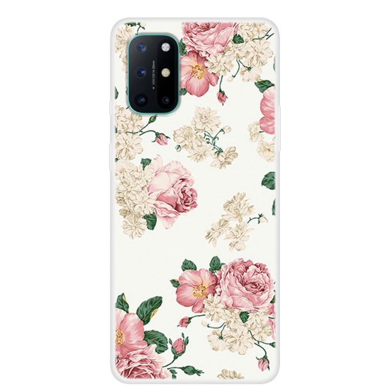 Hülle OnePlus 8T Transparente Freiheitsblumen