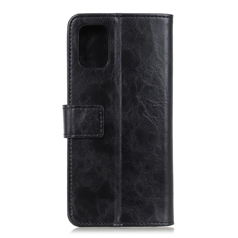 Lederhüllen Für OnePlus 8T Schwarz Khazneh Eleganz Lederstil