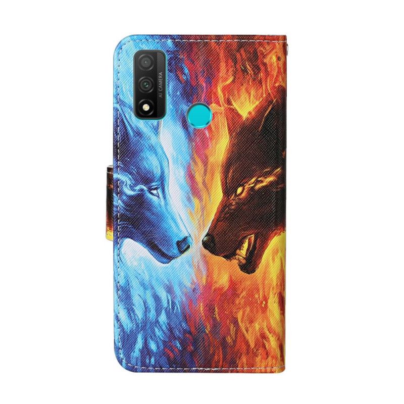 Lederhüllen OnePlus 8T Krieg Der Wölfe Mit Tanga