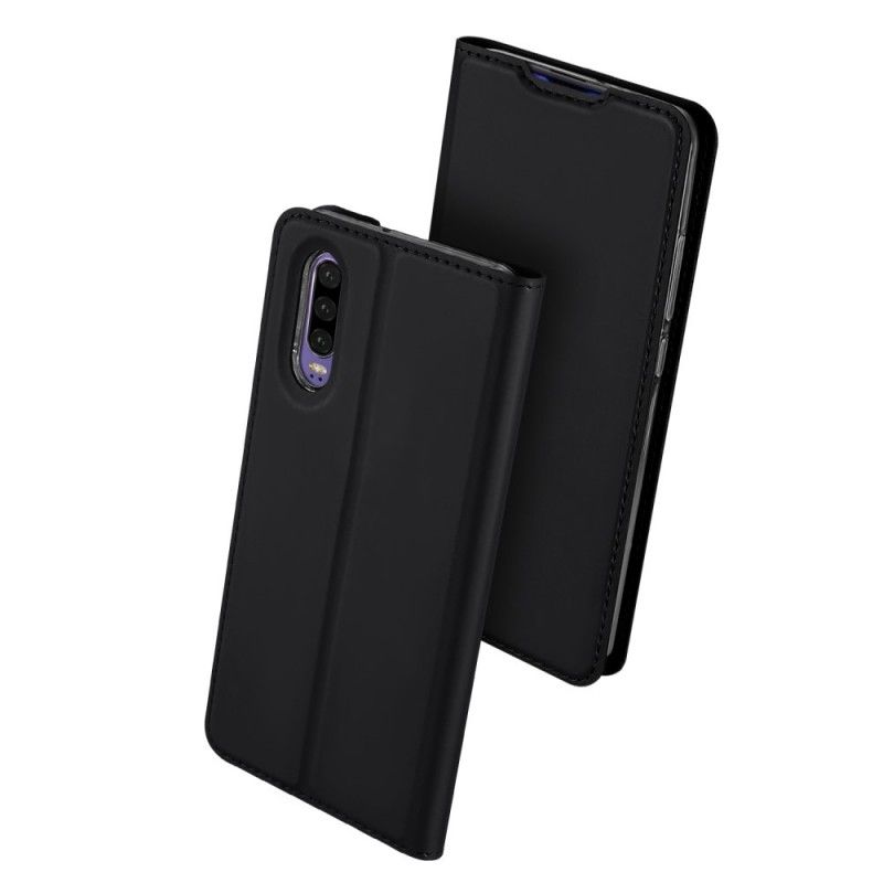 Flip Case Huawei P30 Schwarz Handyhülle Pro-Dux-Ducis-Haut