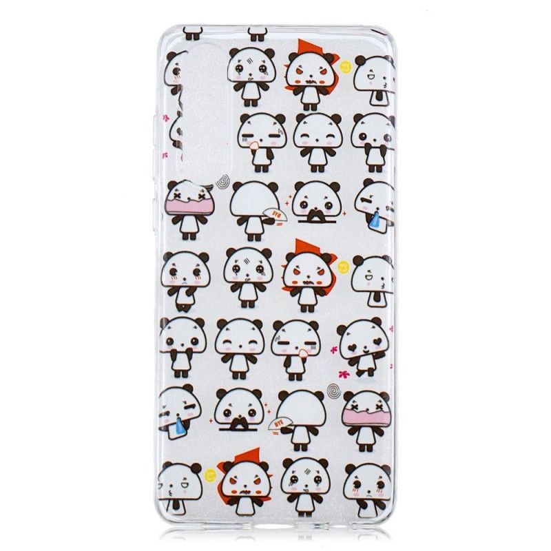 Hülle Für Huawei P30 Transparente Lustige Pandas