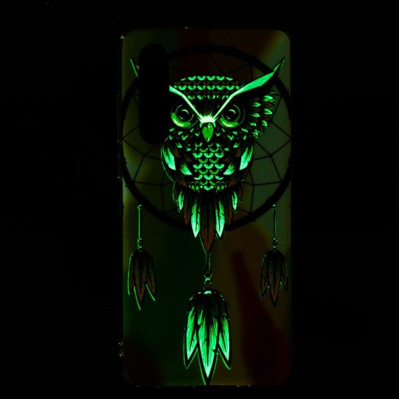 Hülle Huawei P30 Fluoreszierender Eulentraumfänger