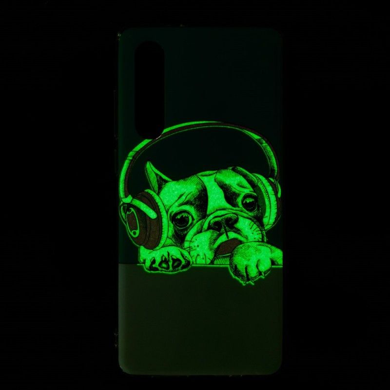 Hülle Huawei P30 Fluoreszierender Hund