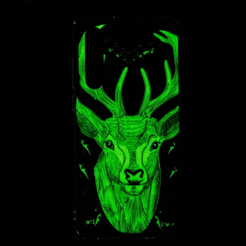 Hülle Huawei P30 Majestätischer Fluoreszierender Hirsch