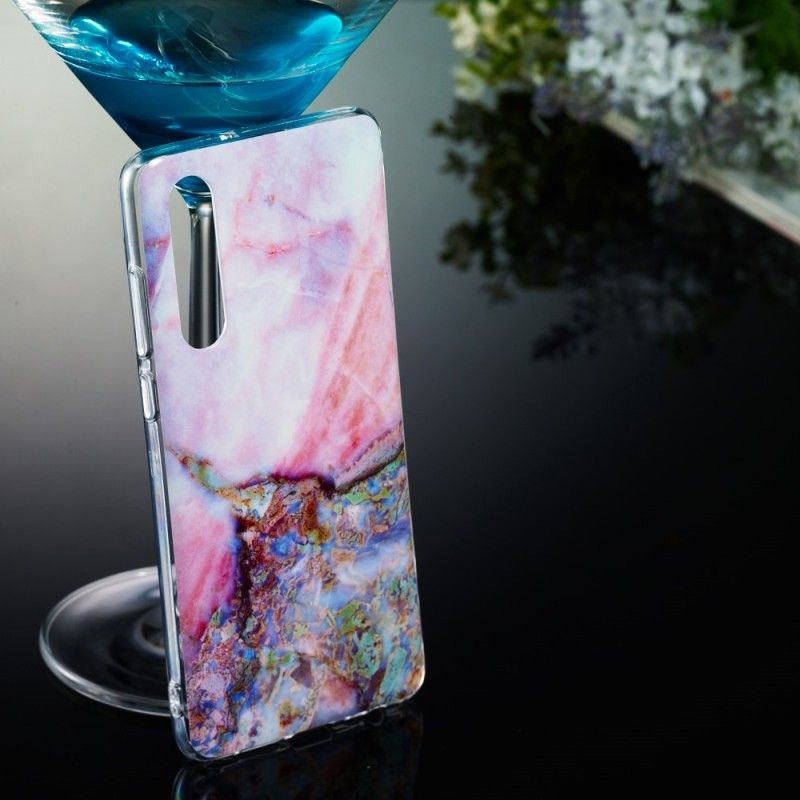 Hülle Huawei P30 Mehrfarbiger Marmor