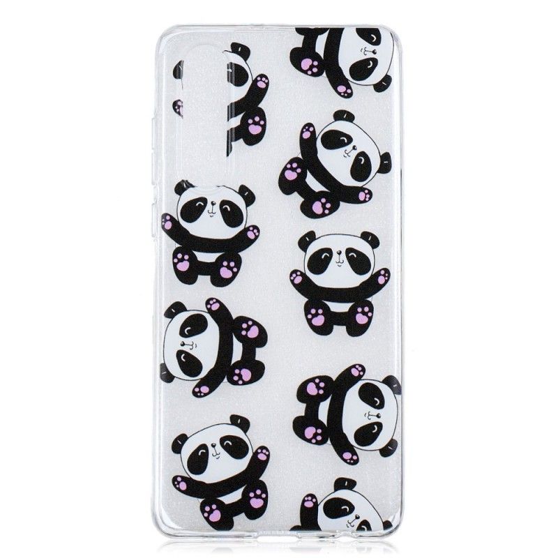 Hülle Huawei P30 Transparente Pandas Haben Spaß