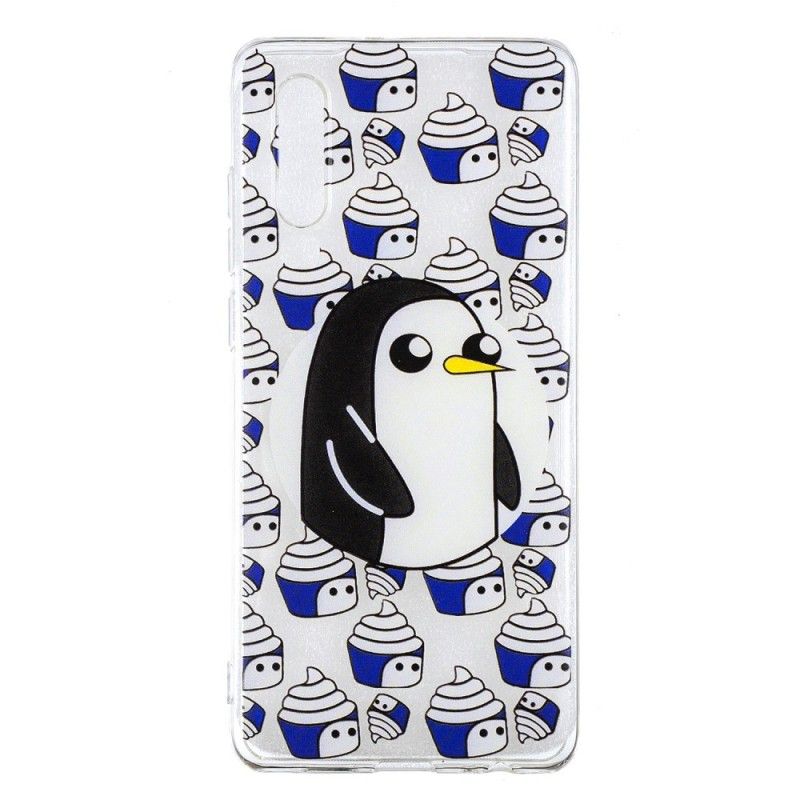 Hülle Huawei P30 Transparente Pinguine