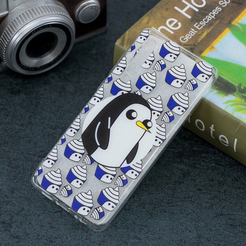Hülle Huawei P30 Transparente Pinguine