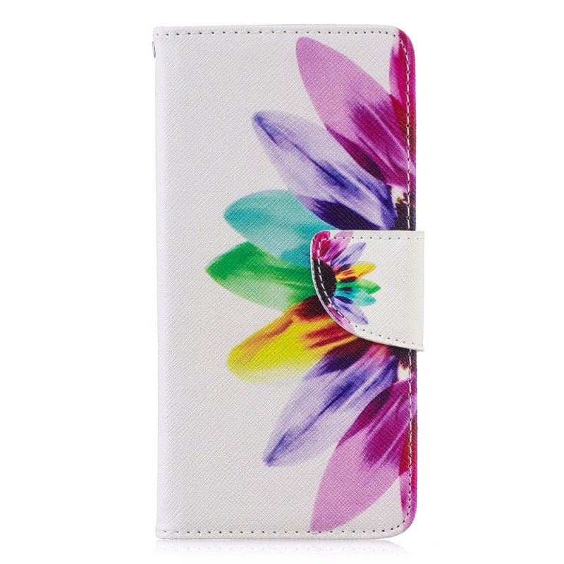 Lederhüllen Für Huawei P30 Aquarellblume