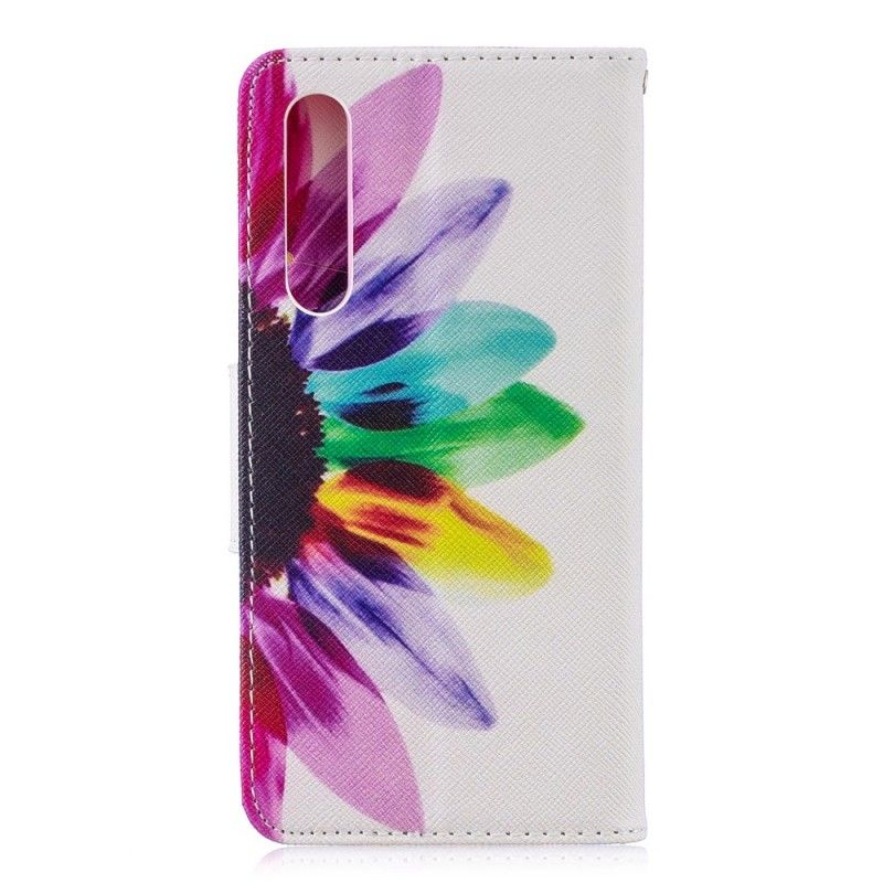 Lederhüllen Für Huawei P30 Aquarellblume
