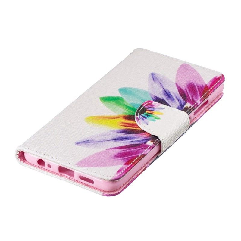 Lederhüllen Für Huawei P30 Aquarellblume