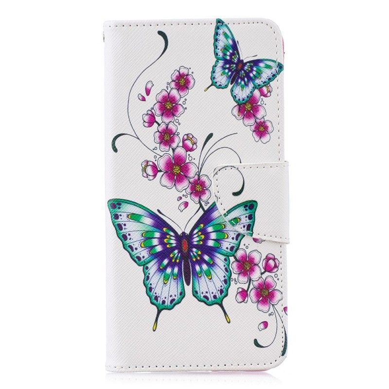 Lederhüllen Für Huawei P30 Wundervolle Schmetterlinge