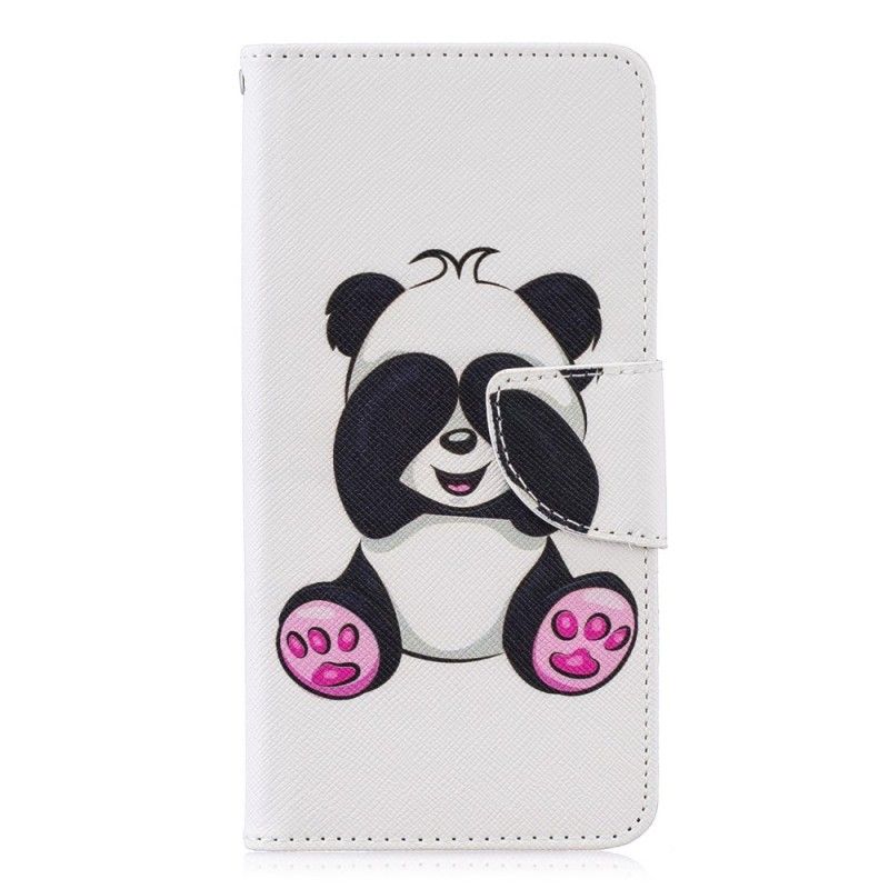 Lederhüllen Huawei P30 Lustiger Panda