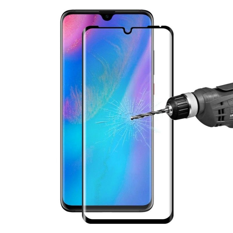 Schutz Aus Gehärtetem Glas Bei Huawei P30 Schwarz Calans