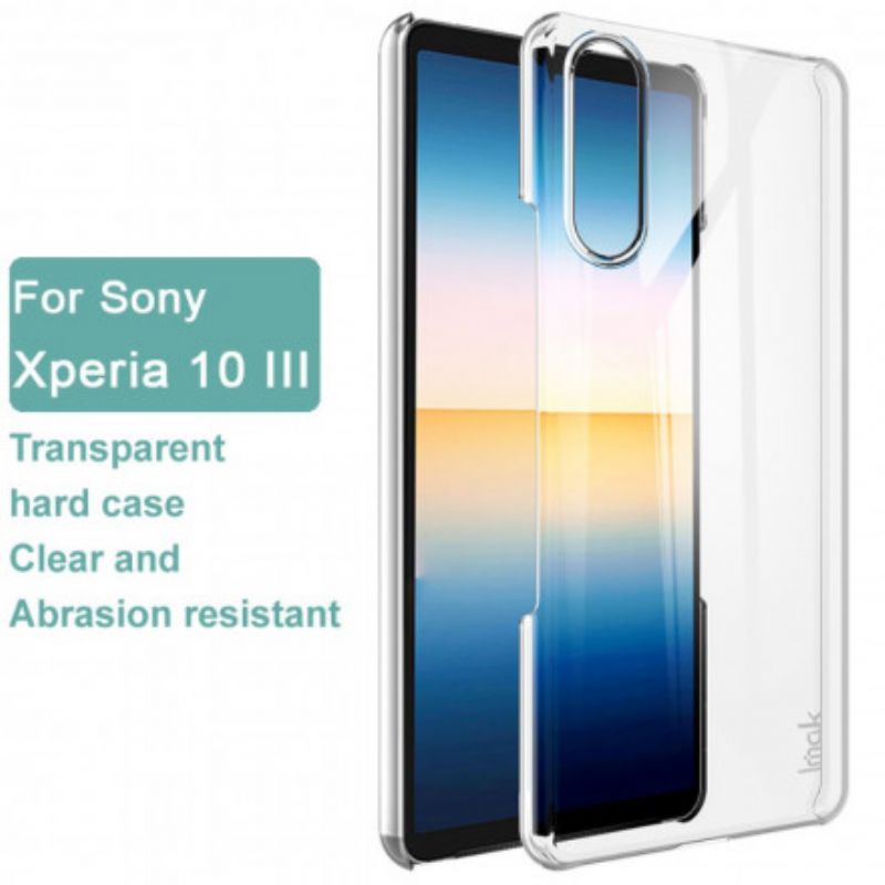 Hülle Für Sony Xperia 10 Iii Imak Transparenter Kristall