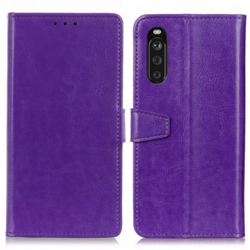 Lederhüllen Für Sony Xperia 10 Iii Klassische Lederoptik