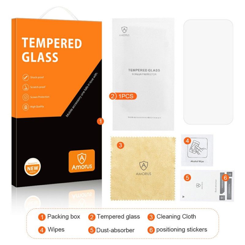 Displayschutzfolie Aus Gehärtetem Glas Für iPhone 17 Pro Max