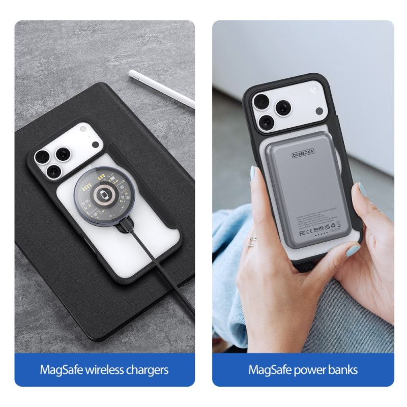 Flip Case Für iPhone 17 Pro Max Magsafe Mit Skin X Pro Serie Dux Ducis Halterung
