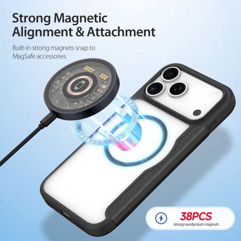 Flip Case iPhone 17 Pro Max Handyhülle Magsafe Kompatible Schutzfolie X Pro Series Dux Ducis