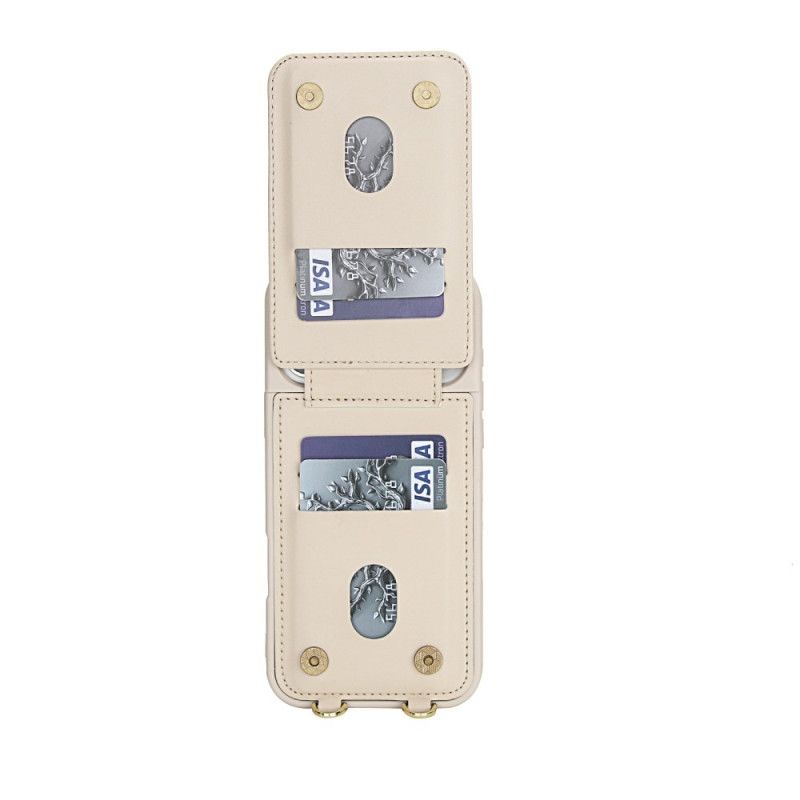 Hülle Für iPhone 17 Pro Max Kartenhalter Und Schultergurt